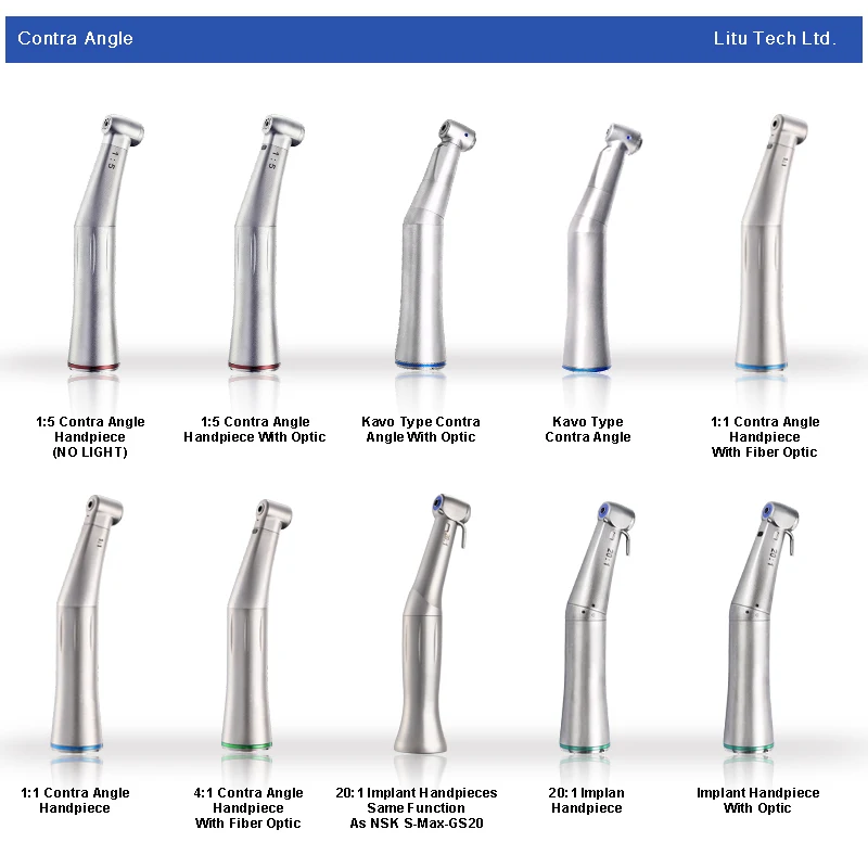 Турбинный наконечник Foshan Den tal RT-F20R 20:1 эндо-головка для NSK Endo Mate детали наконечника