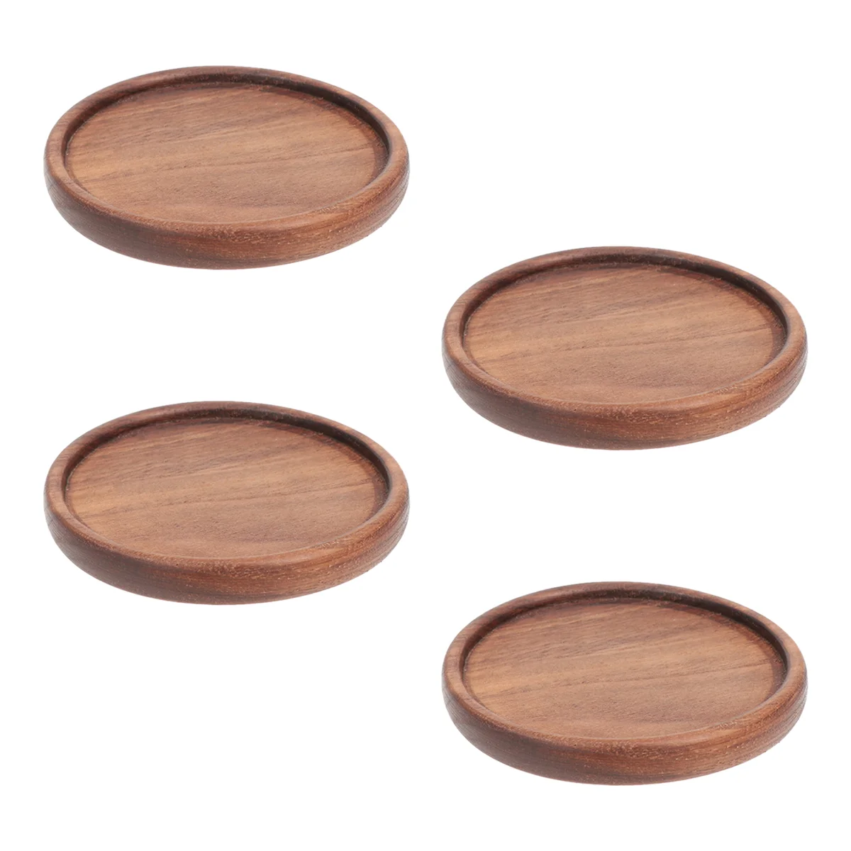 

Coasters Coaster Wood Tea Holder Wooden Insulation Cup Pad Round Drink Placemat Heat Beverage Resistant Hot Homemade Pot