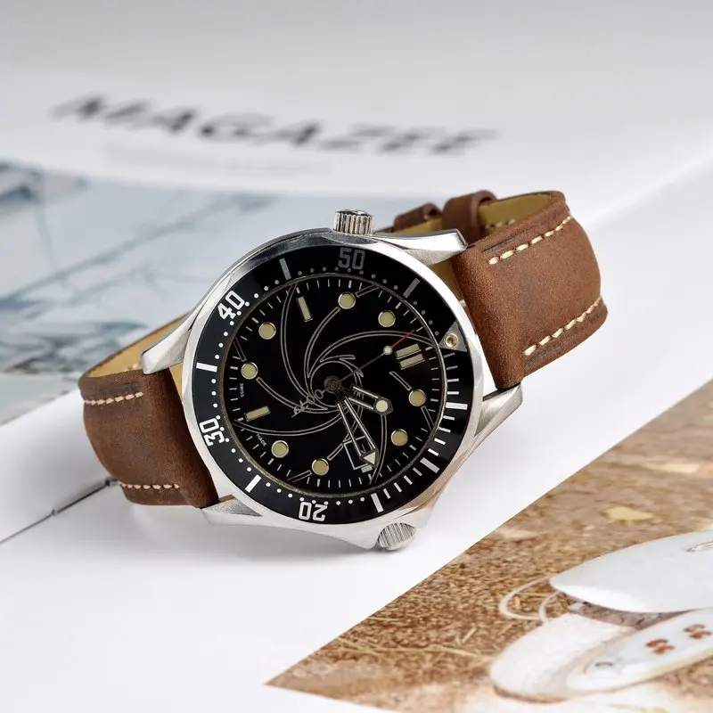 Anbeer Watch Strap 18mm 20mm 22mm Mens Vintage Leather Replacement Stitching Bracelet Watchband Retro Band Belt