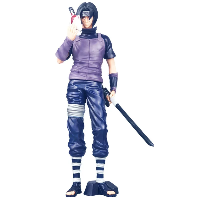 

Naruto Shippuden Anime Figure Model Uchiha Itachi Sasuke Figurine GK 26CM ABS Statue Toy Doll Figma For Kid Gift Figurals Hokage