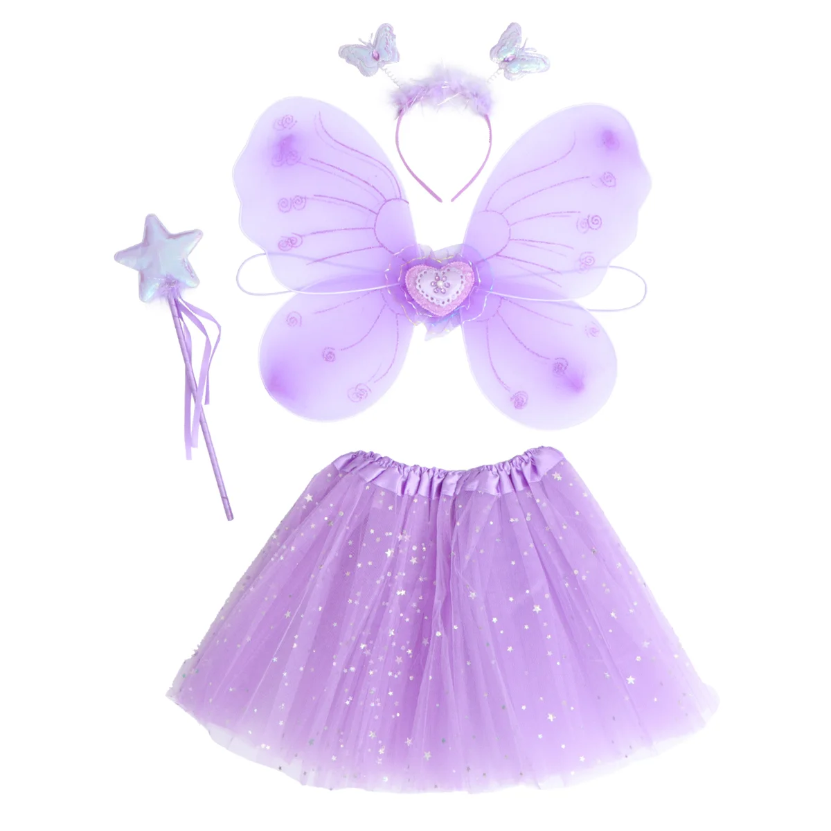 

Fairy Wings Dress Girls Costume Skirt Tutu Girl Cosplay Wand Kids Dresses S Costumes Adults Women Up Children Gauze 6 Years Old