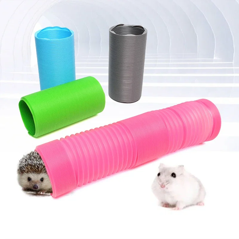 Телескопическая Игровая Трубка Для Мелких Животных — Эластичная