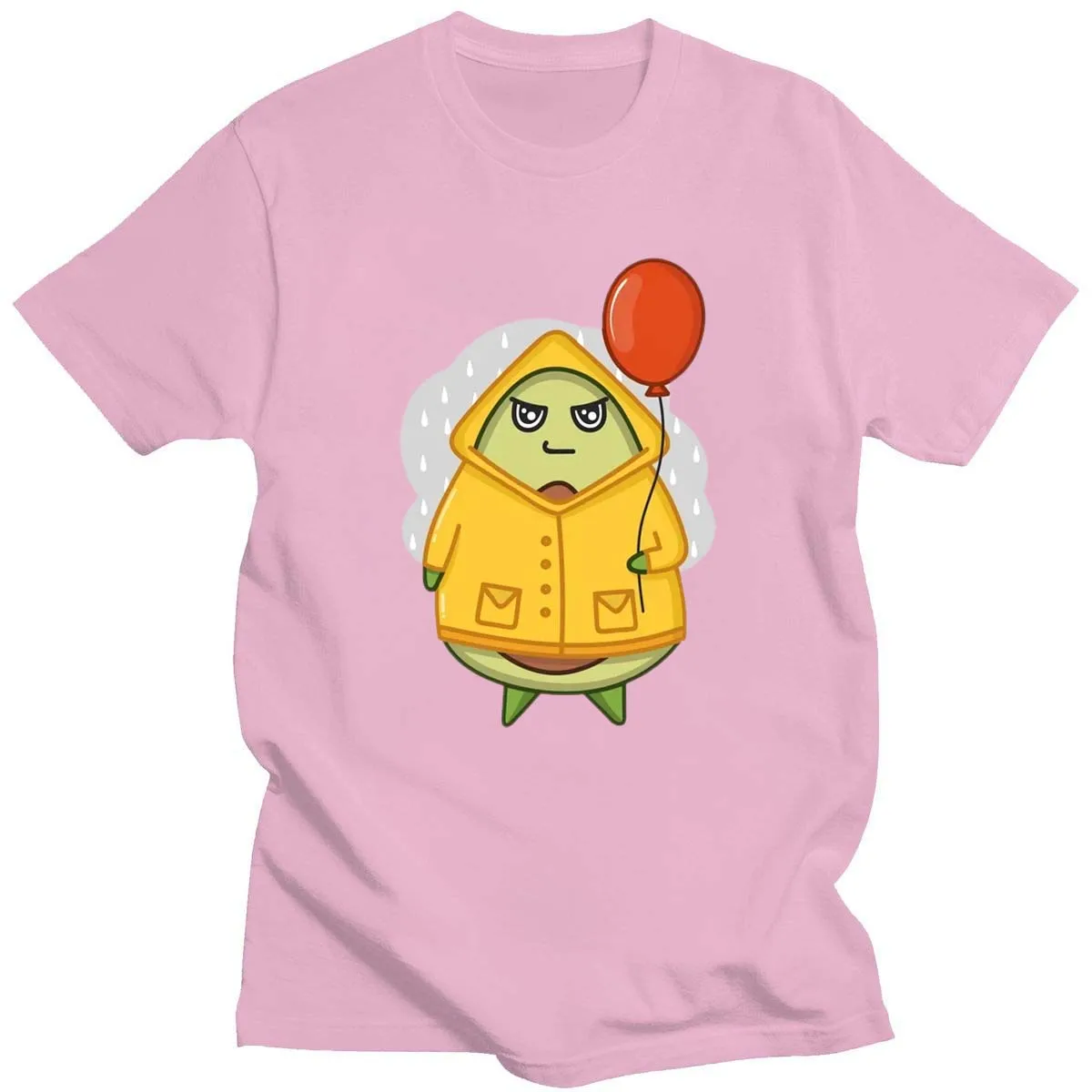 Милый дождевик с принтом авокадо новая летняя футболка модные повседневные топы