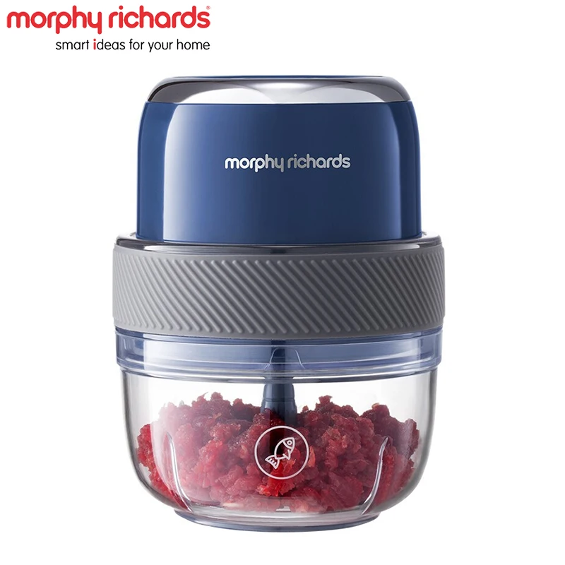 Morphy Richards Small Capacity Meat Grinder 2000mAh Rechargeable Seasoning Food Supplement Chopper with 3 Bowls MR9403