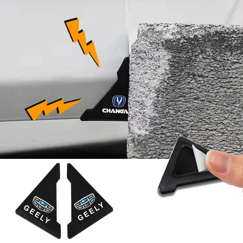 

2pcs Silicone Car Door Corner Cover Anti-collision Stickers for Mercedes Benz AMG W204 W203 W212 W211 W124 W210 GLC Accessories