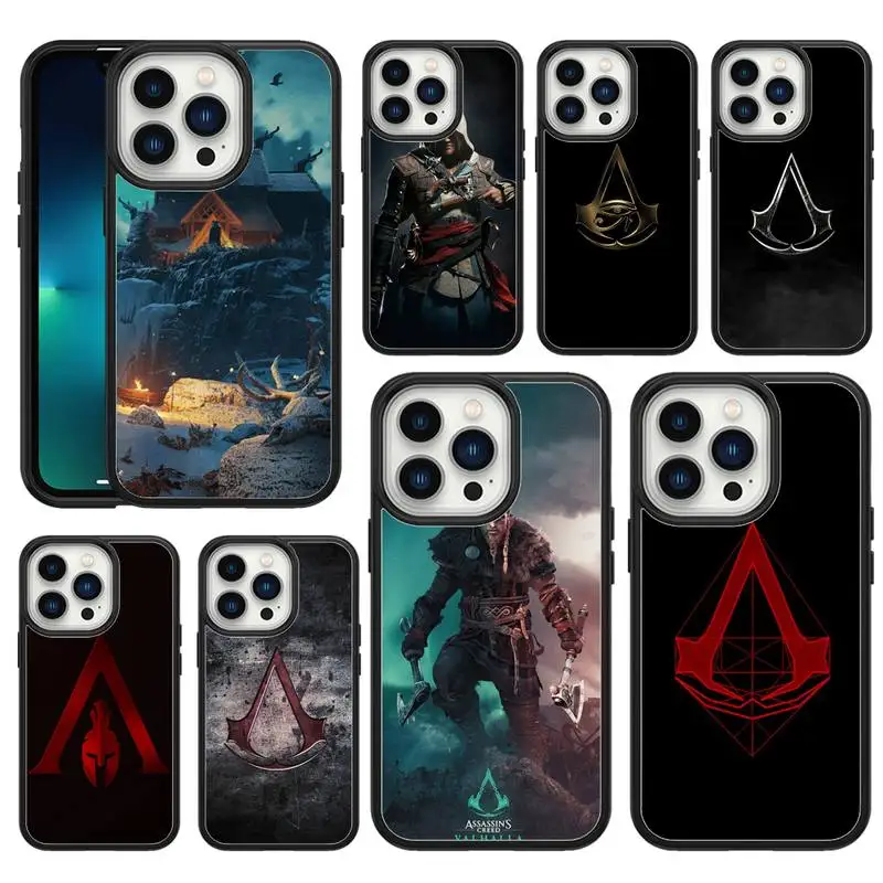 

Assassins Creed game Phone Case For iPhone 13 12 11Pro Max 11 XR XS Max X 8 7 6 6S Plus Mini SE 2020 hard Fundas