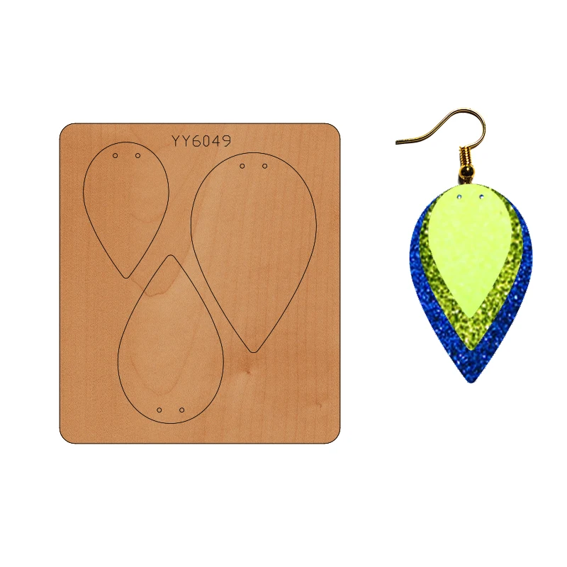 

Earring mold knife model YY6049 is suitable for all cutting machines on the market die cuts