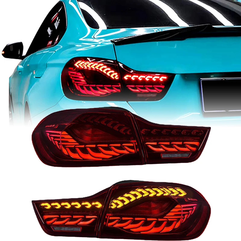 

LED Tail lights Assembly for BMW 4 Series M4 GTS F32 F33 F82 F36 F83 2014-2020 Brake Reverse Dynamic Amber Turn Signal