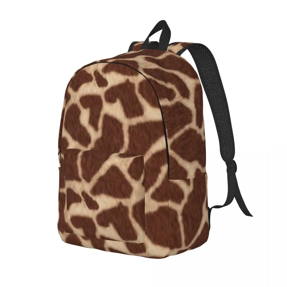 

Рюкзак с принтом жирафа, коричневые дорожные рюкзаки с животными, уличная одежда для мальчиков, школьные ранцы, яркий мягкий рюкзак