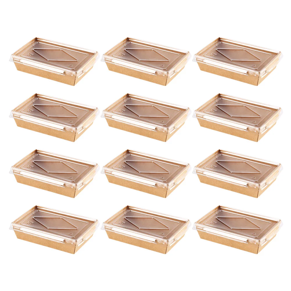 

20 Sets Food Container Box Takeaway Food Container Box Paper Packing Box