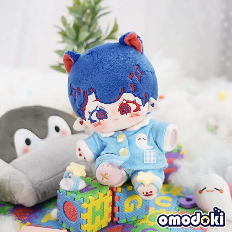 

Cute DIY No attributes 20cm Plush Doll Body Weird Scientist Xiaoding Unique Kawaii Cotton Plushie Fans Xmas Gift