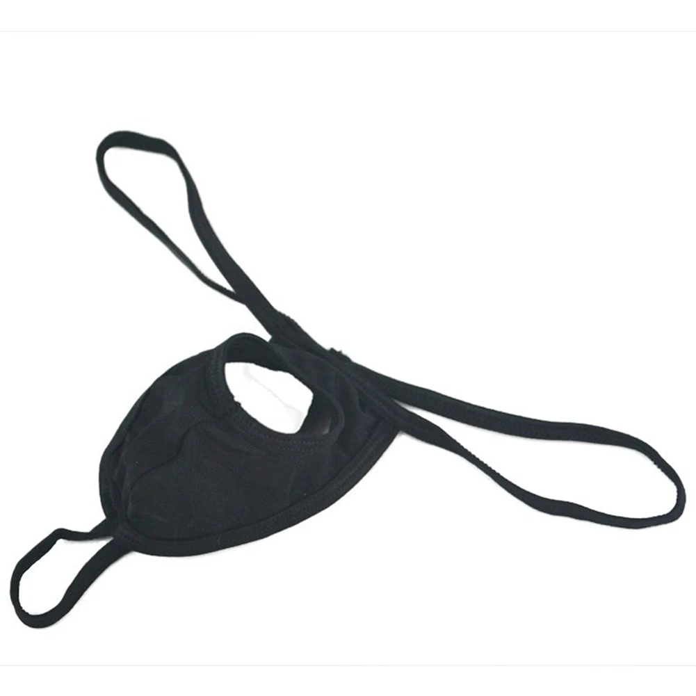 

Sexy Men Bikini G-String Enhance Pouch Thong Front Open Hole Mini Bkini Tangas Posing Underwear Solid T-back Erotic Lingerie