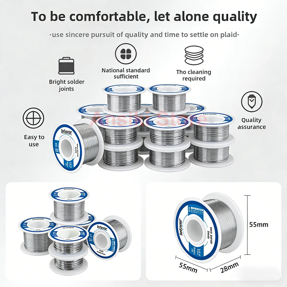 

Припоиная проволока олова с флюсом 50г/100г 0.8мм