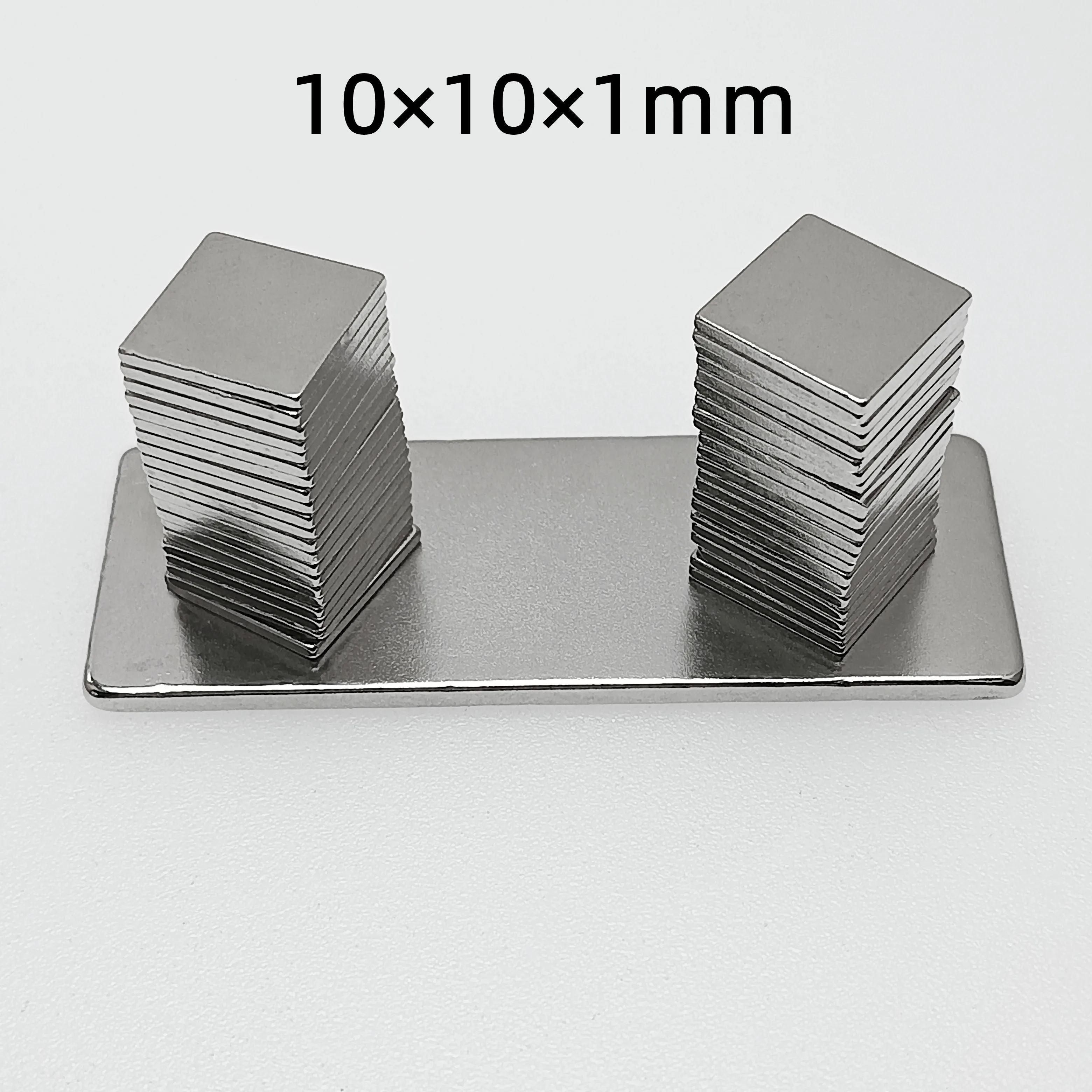 

20/50/100/200/500PCS 10x10x1 Strong Block Magnets N35 10mm*10mm*1mm Quadrate Rare Earth Neodymium Magnet Sheet 10*10*1 mm