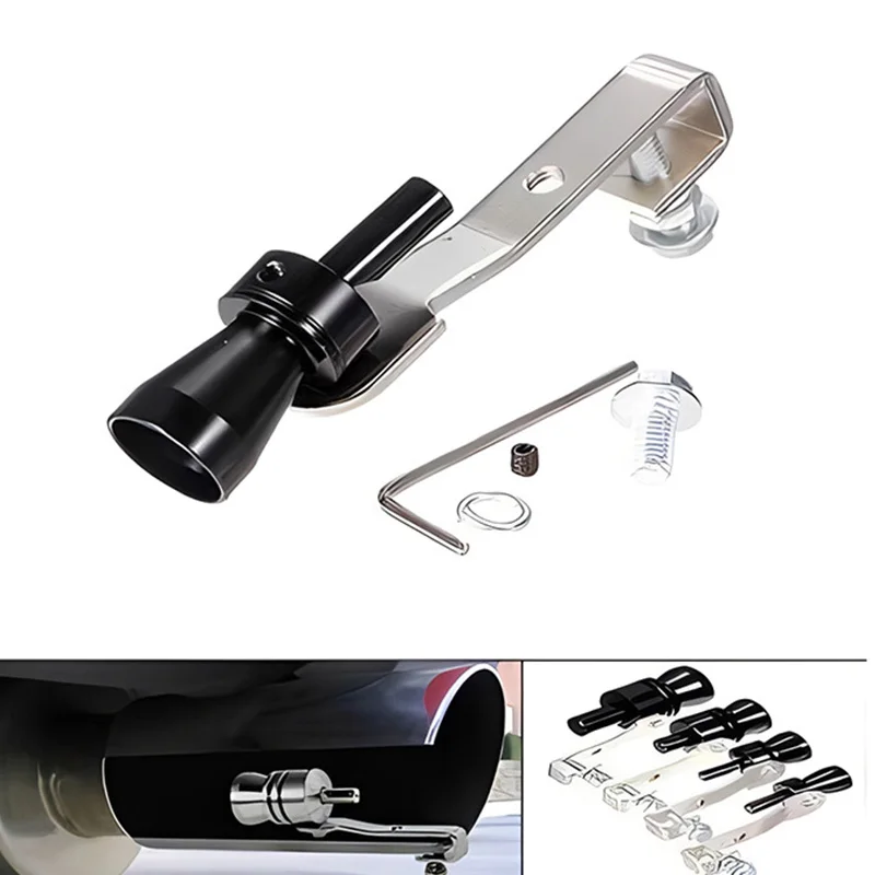 Фото Универсальный симулятор звука турбины для выхлопной системы автомобиля и мотоцикла, модифицированный глушитель с имитацией звука турбины №3