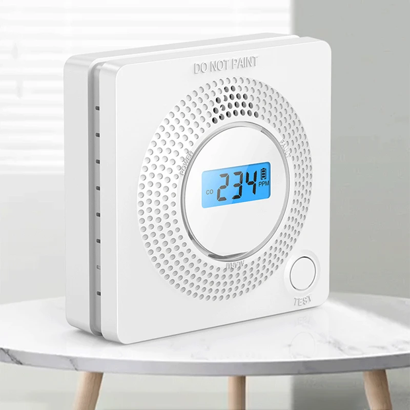 

CoRui Smart Life WiFi Carbon Monoxide Detector Household Gas Alarm Tuya Smart APP Battery Powered CO Detection Alarm