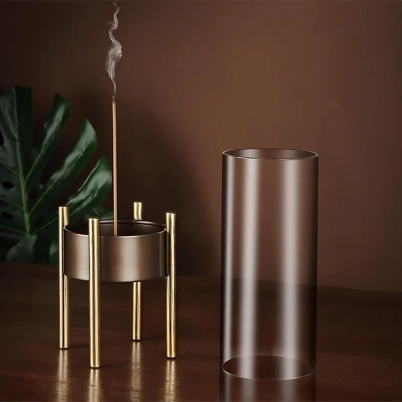 Держатель для благовоний палочек съемный стеклянный Ловец ясеня безвредная