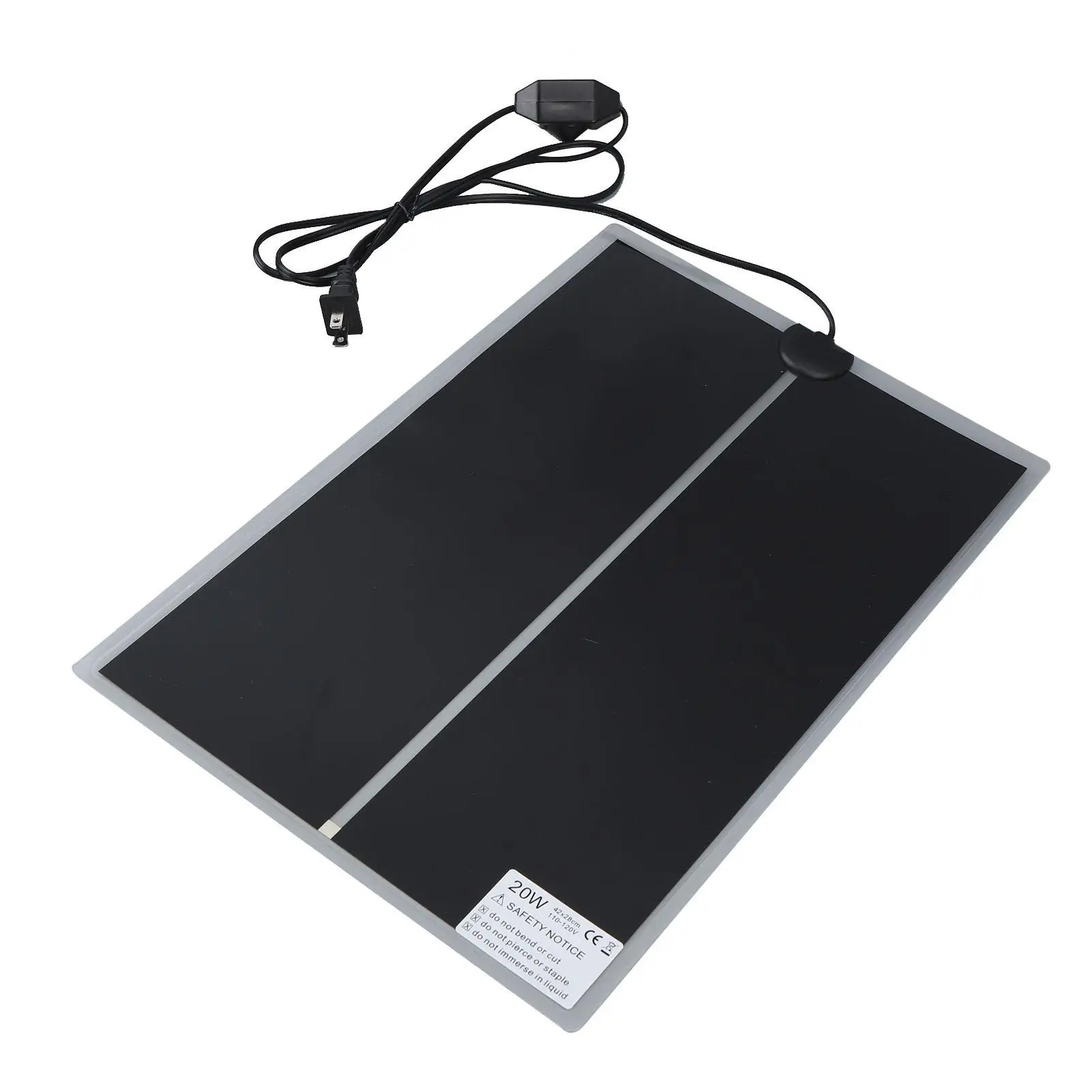 Грелка для рептилий с американской вилкой террариума 110-120 В водонепроницаемая