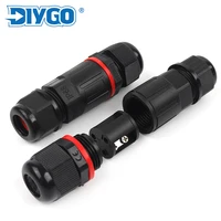 ip68 waterproof connector 3 pin screw terminal adapter left 3 10mmright 6 11mm wire cable outdoor electrical connection diy go