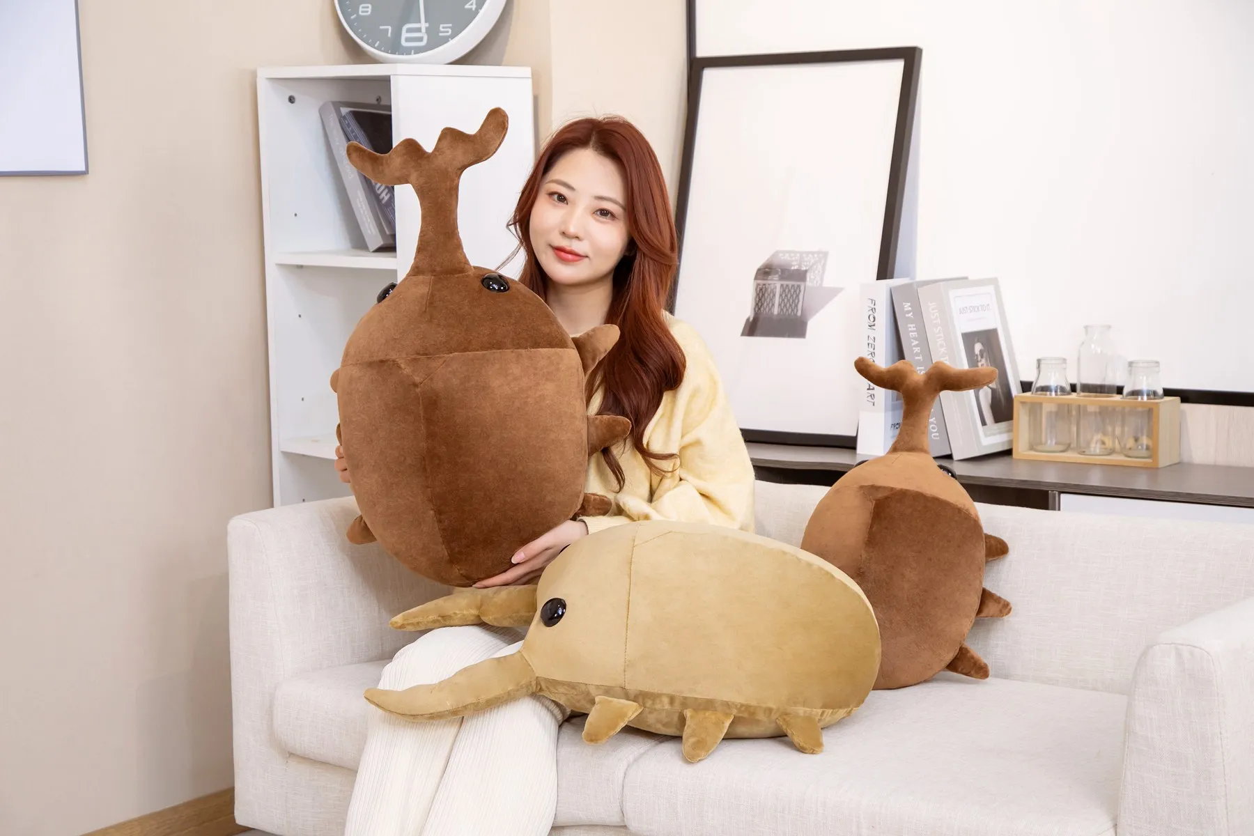 

Creative Simulation Insect Plush Toys Stuffed Cartoon Dolls Kawaii Beetle Pillow Kids Boys Birthday Gifts