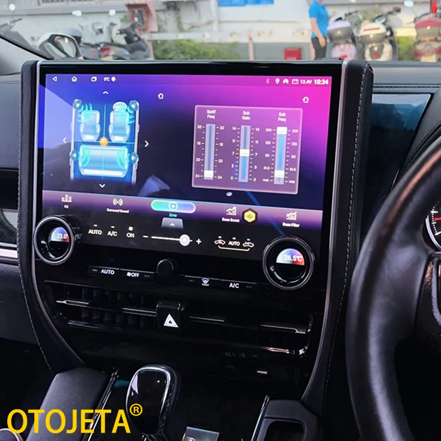 14 6 &quotдля Toyota Alphard Vellfire 30 35 серии A30 A35 обновленный 40 A40 2024 Android экран Carplay GPS головное