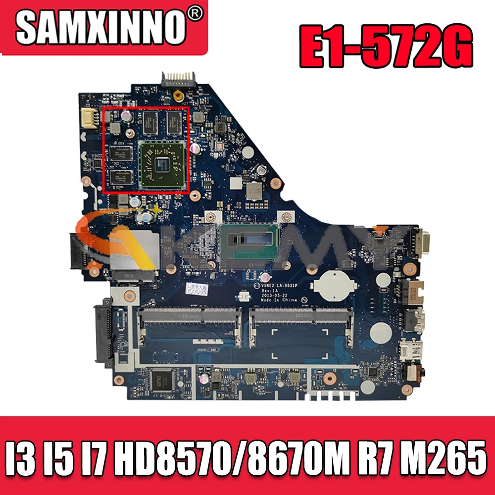 Оригинальная материнская плата HD8570M HD8670M R7 M265 GPU I3 I5 I7 CPU для Acer Aspire | Компьютеры и