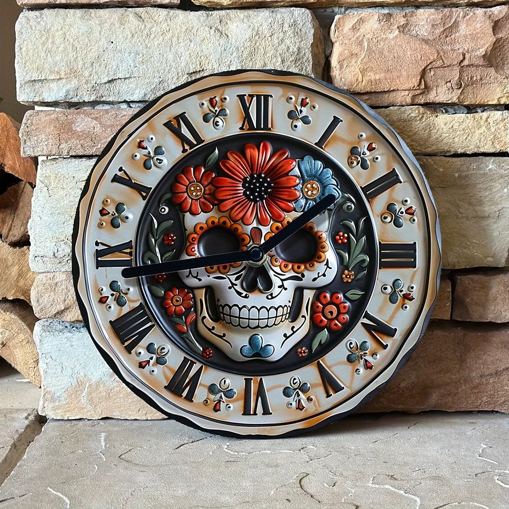 Настенные часы в стиле День мертвых-набор часов сделай сам с высокочеткой 2D