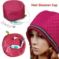 220v us plug electric hair thermal treatment beauty steamer spa nourishing hair care cap