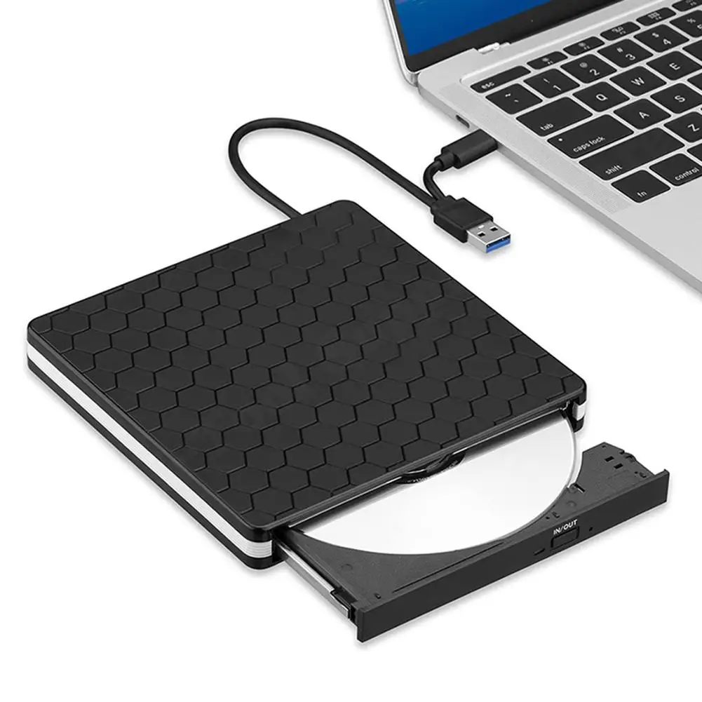 

Usb 3.0 Type-C CD-записывающее устройство высокоскоростной передачи оптического диска Plug and Play DVD-рекордер Внешний оптический привод для планшета Mac