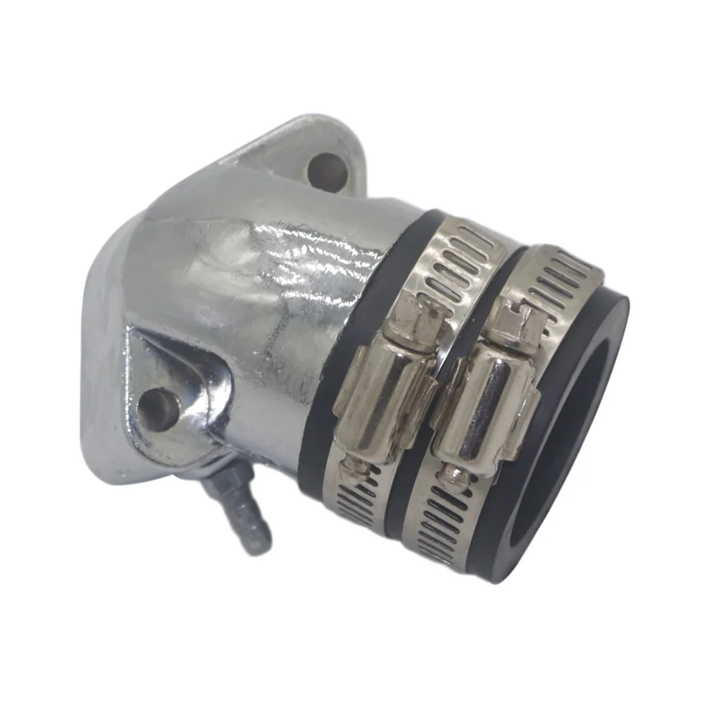 Aluminum Racing Intake Manifold inlet valve interface For GY6 150cc Chinese Scooter Go Kart