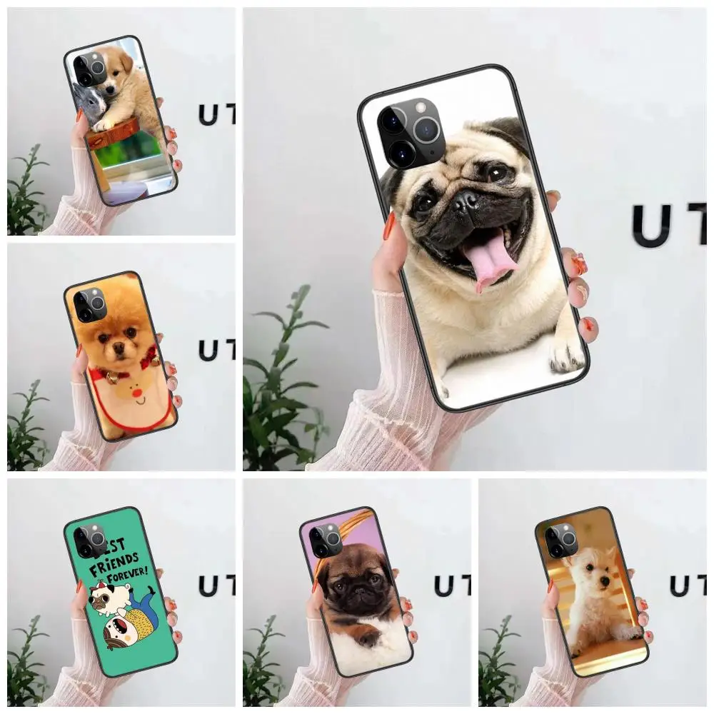 Чехол для телефона из мягкого ТПУ с изображением мопса, щенка из миров, для Xioami Redmi Note 10 Pro 5G 9S 9T Max 8 7 6 5 4 Pro Max