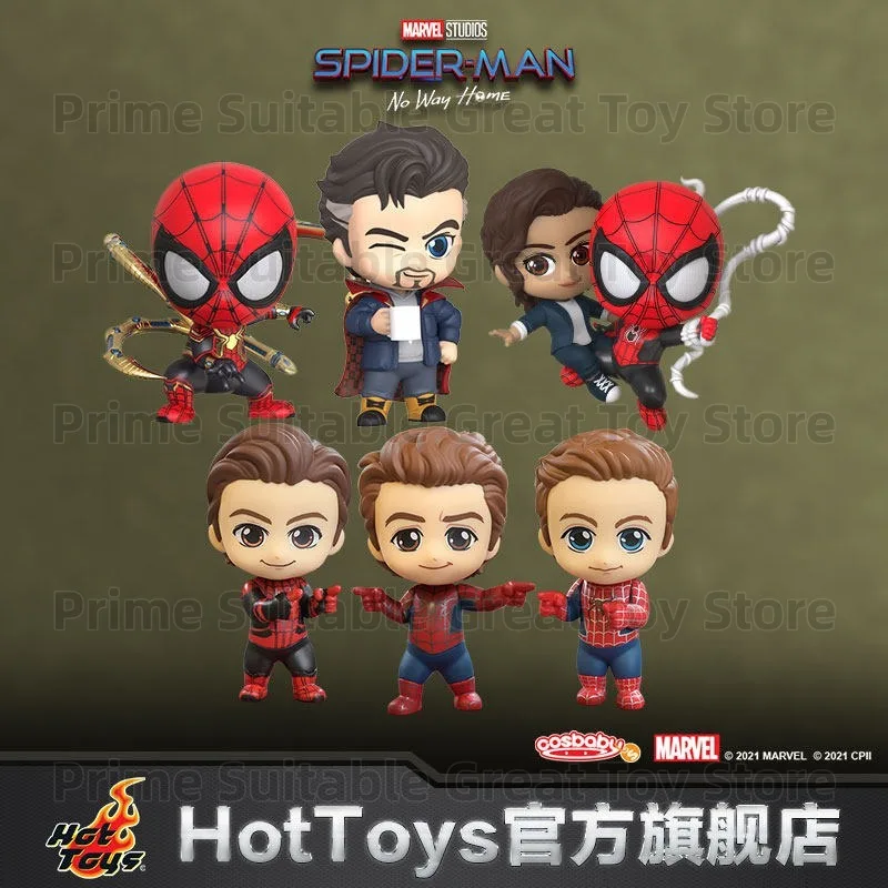 Фото В наличии: Оригинальная фигурка Hot Toys Spider-Man: No Way Home Spider-Man MJ Doctor Strange COSBABY, подарок и коллекционный предмет №1