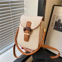 crossbody leather bag for mobile womens small beige mobile phone shoulder bag spring summer 2022 female handbag for cellphones