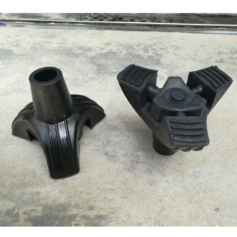 

Crutch Foot Stick Tripod Quadruple Standing Self Pad Replacement Detachable Wearable Canes Rubber Walk Tip Duty Heavy Tips Cane