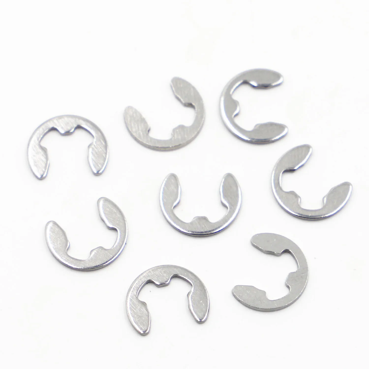

M1.2 M1.5 M2 M3 M3.5 M4 M5 M6 M7 M8 M9 M10 M12 304 Stainless Steel E Clip Circlip Retaining Ring Washer for Shaft Fastener