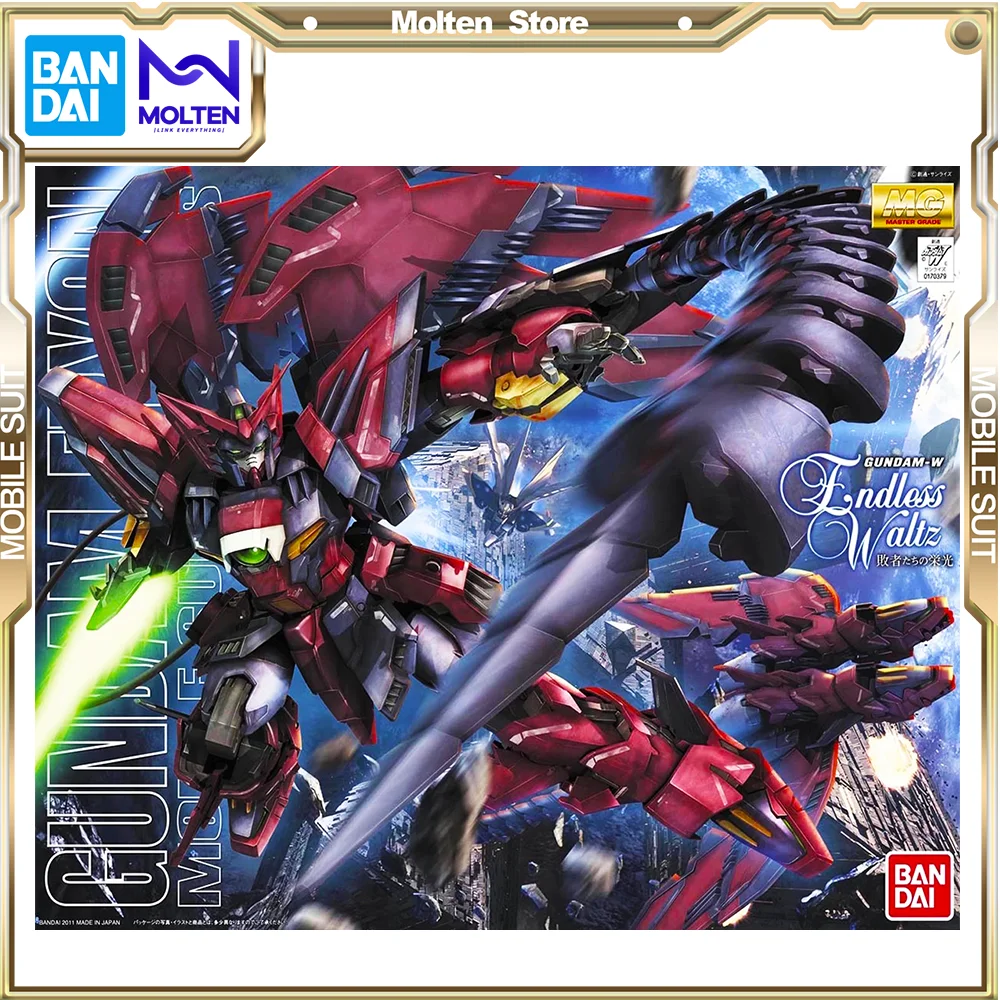 BANDAI Original MG 1/100 GUNDAM EPYON EW VER Gundam Wing Gunpla Model KitAssembly/Assembling Anime Action Figure