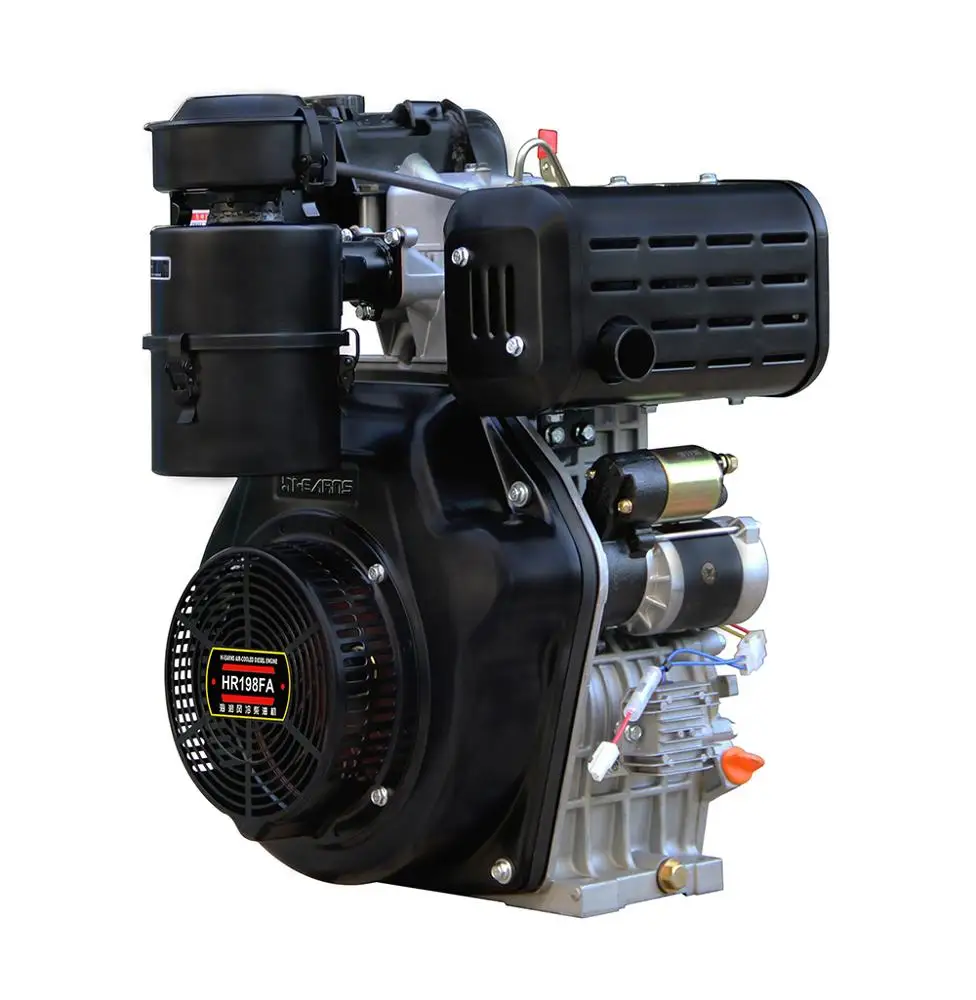муниципаarns Новый разработанный двигатель 198FD с воздушным охлаждением die-sel 15 h·p