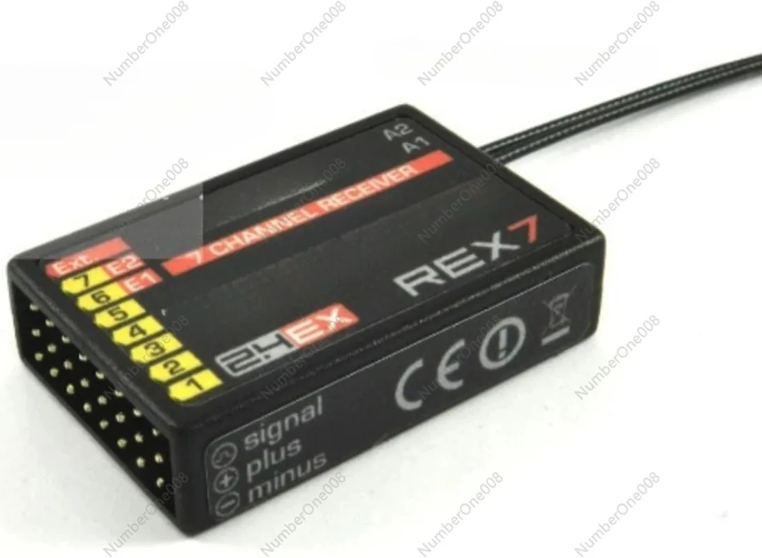 Для JETI дуплекс 2.4EX Рекс 7-канальный приемник/Встроенный гироскоп приемник