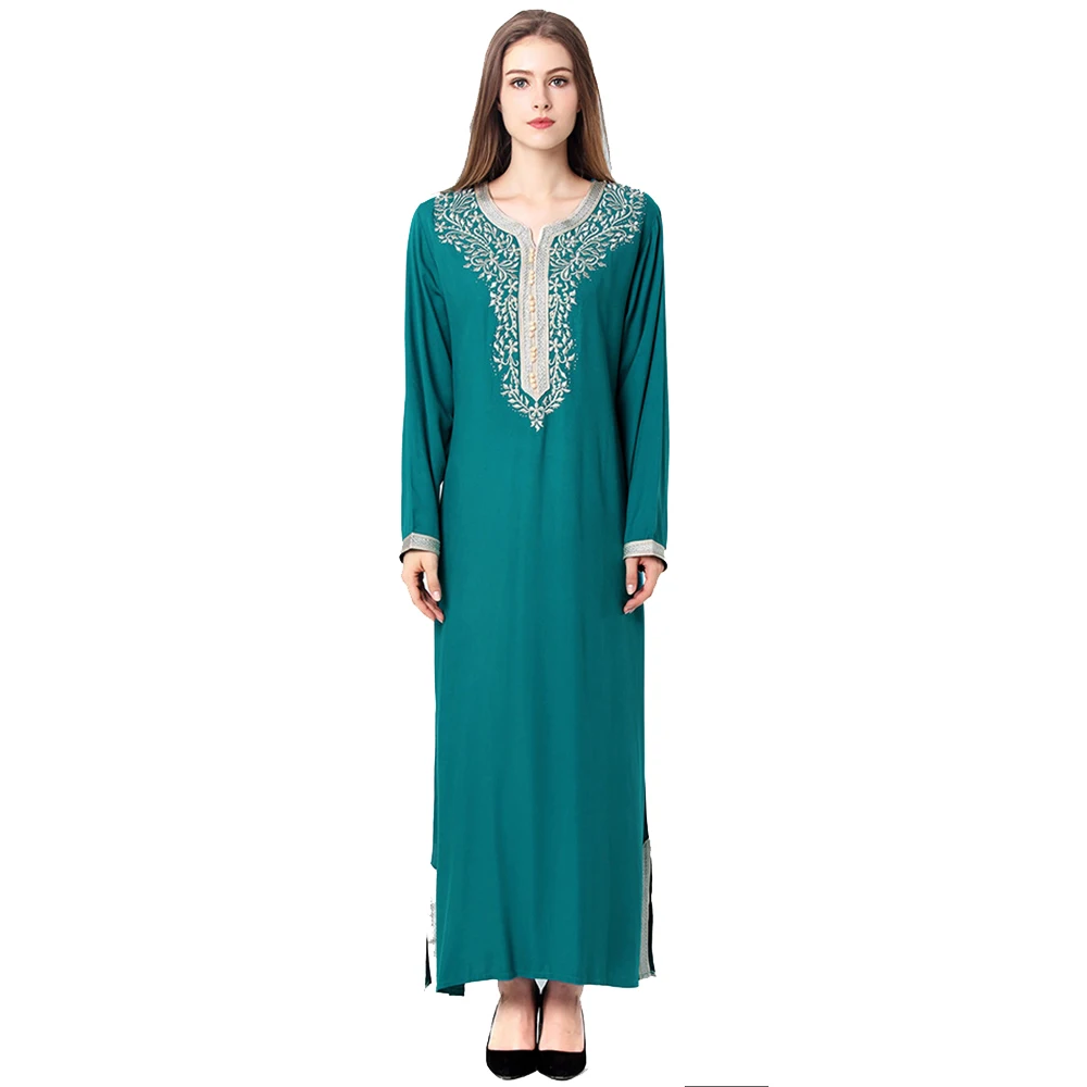 

Abaya Дубай Турция арабский пакистанский мусульманское модное платье мусульманская одежда африканские платья Abayas для женщин Оман длинное же...