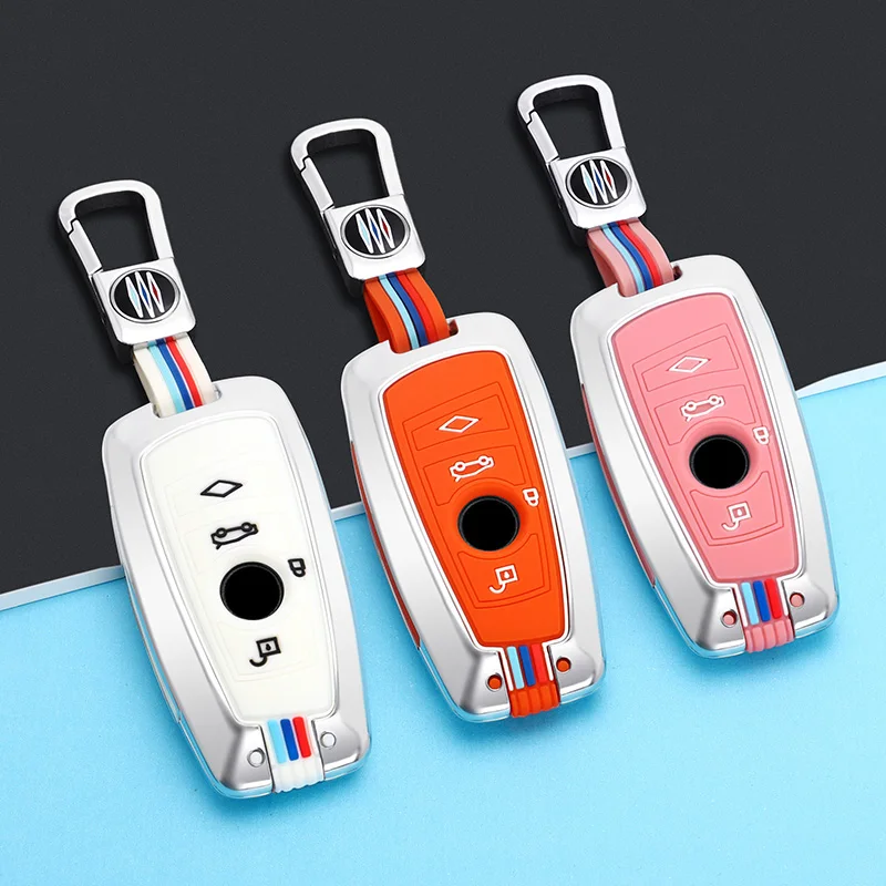 

Car Key Case Girl KeyChain Cover Bag Auto Accessories for Bmw F20 F30 G20 F31 F34 F10 G30 F11 X3 F25 X4 I3 M3 M4 1 3 5 Series