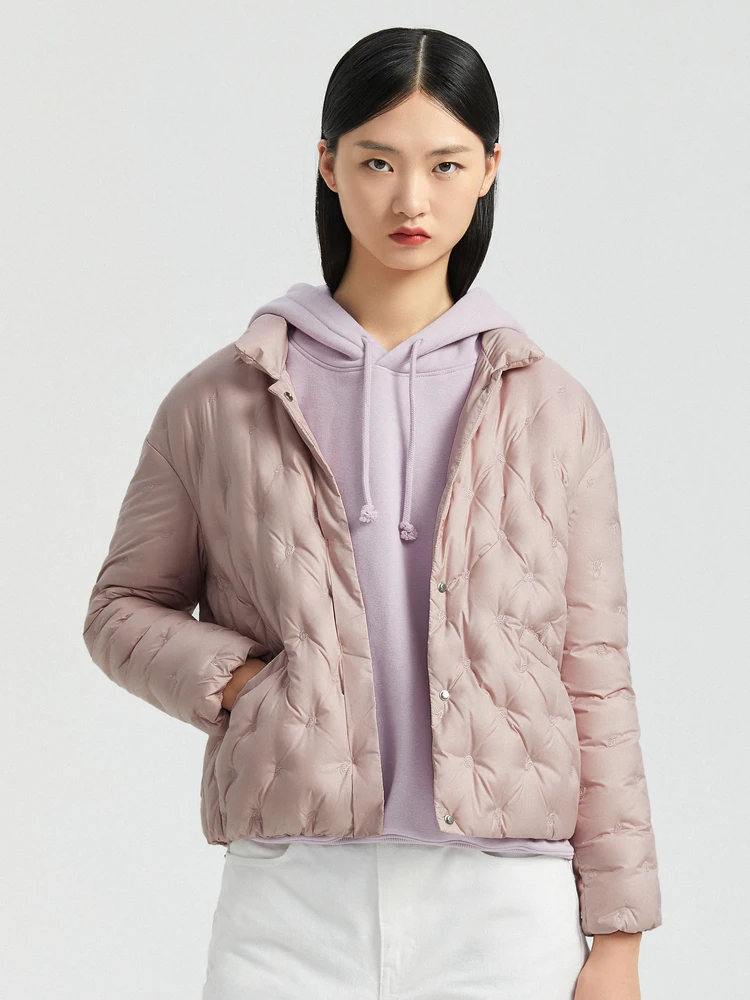 Пуховик BOSIDENG женская ультра легкая Высококачественная короткая куртка 90% утиный