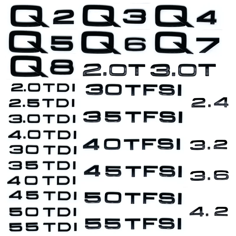 

Автоколлектор для кофеина 3D ABS 2.0 2.5 3.0 4.0 5.0TDI 30 35 40 45 50 55 TFSI TDI для A1 A3 A4 A5 A6 A7 A8 Q2 Q3 Q5 Q7