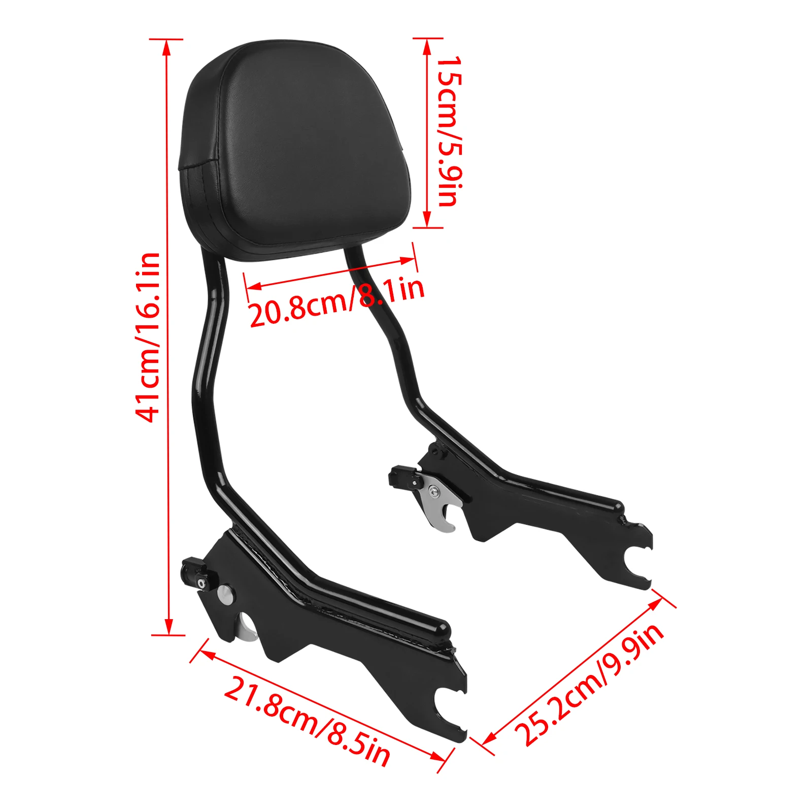 Задняя съемная накладка на спинку для Harley Softail Slim Street Bob Deluxe FLDE Heritage Classic 114 FLHC FLHCS FLSL