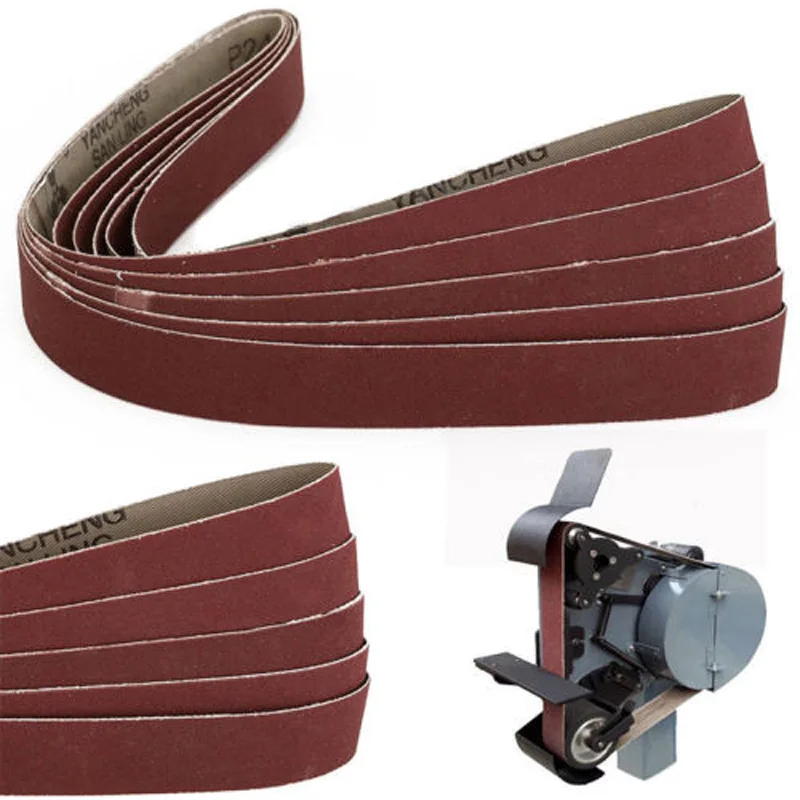 

10pc 80#-400# Grits Sandpaper Abrasive Bands For Sander Power Rotary Tool Dremel Accessorie Sanding Belts For Metal Wood Working