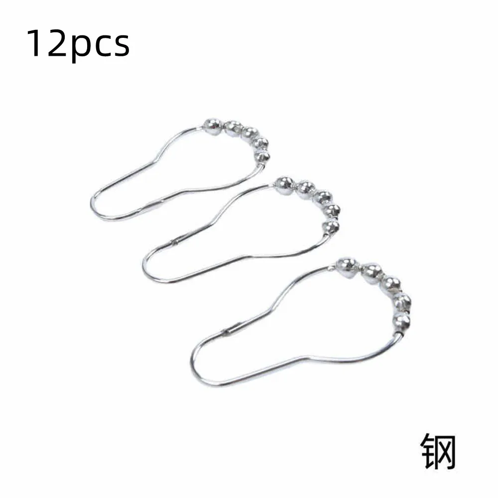 Рулонные металлические зажимы для ванной комнаты занавески душа домашний