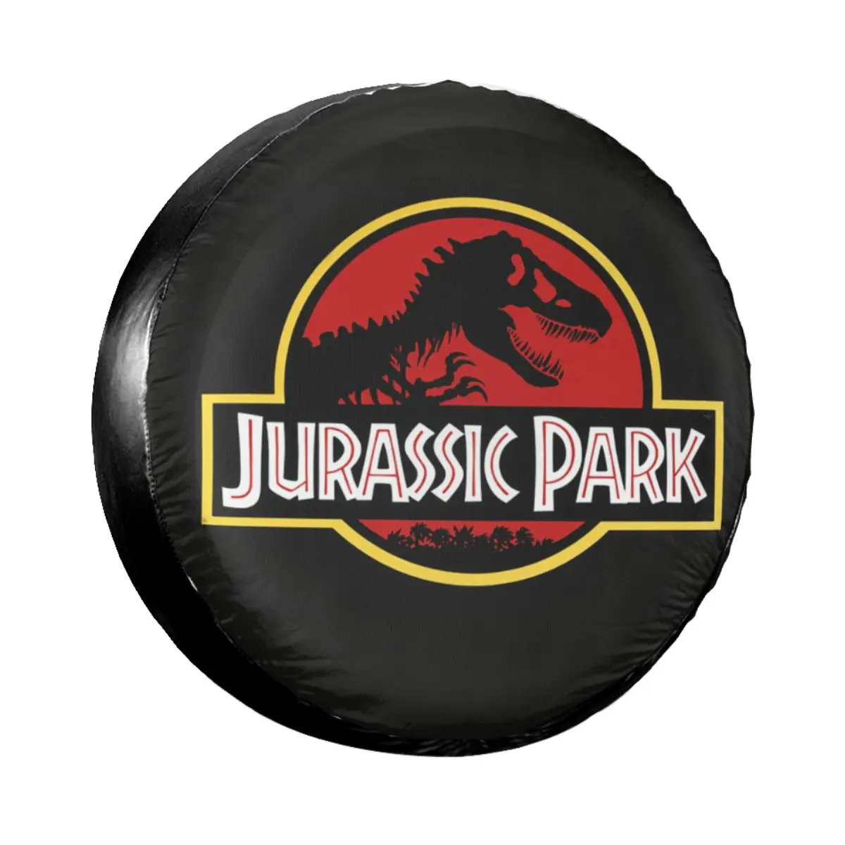 

Jurassic Park Spare Tire Cover for Jeep Mitsubishi Pajero Sci Fi Dinosaur Car Wheel Protectors Accessories 14" 15" 16" 17"