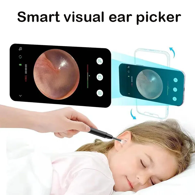 Inskam P42 camera protect cover 6 gyroscope precise focus tracking otoscope digital camera ear cleaner with camera