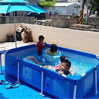 outdoor household bathtub freestanding foam pool adult folding bathtub dismountable piscinas grandes para familia ice bath tub