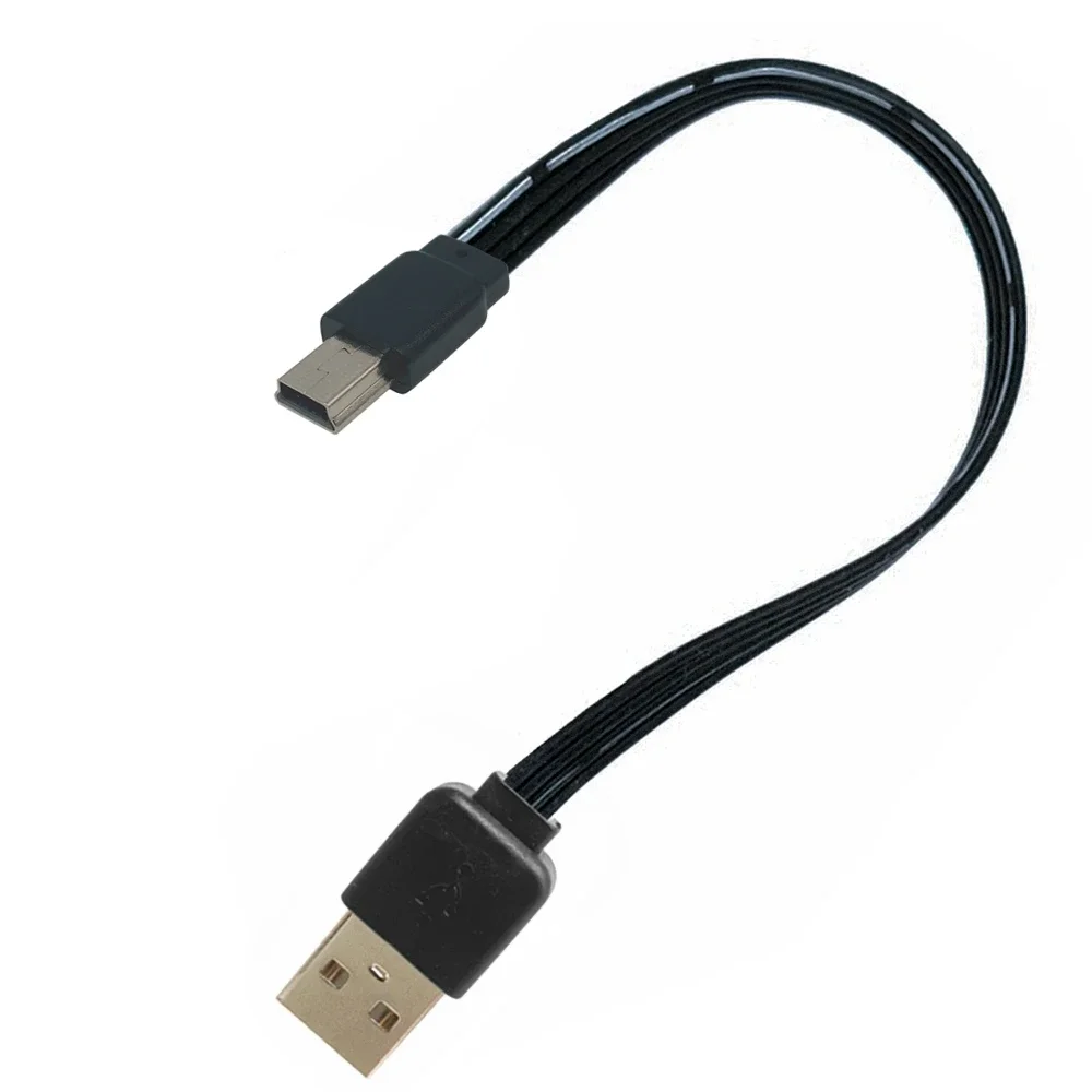 USB 2.0 штекер 90-градусный правый локоть к мини-USB штекерный кабель для передачи