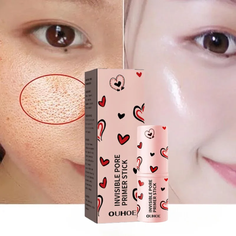 

Invisible Pore Face Primer Stick Conceal Acne Marks Brighten Skin Tone Makeup Base Control Oil Facial Moisturizes Korea Cosmetic